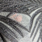 Jacquard Organza with Tropical Motif