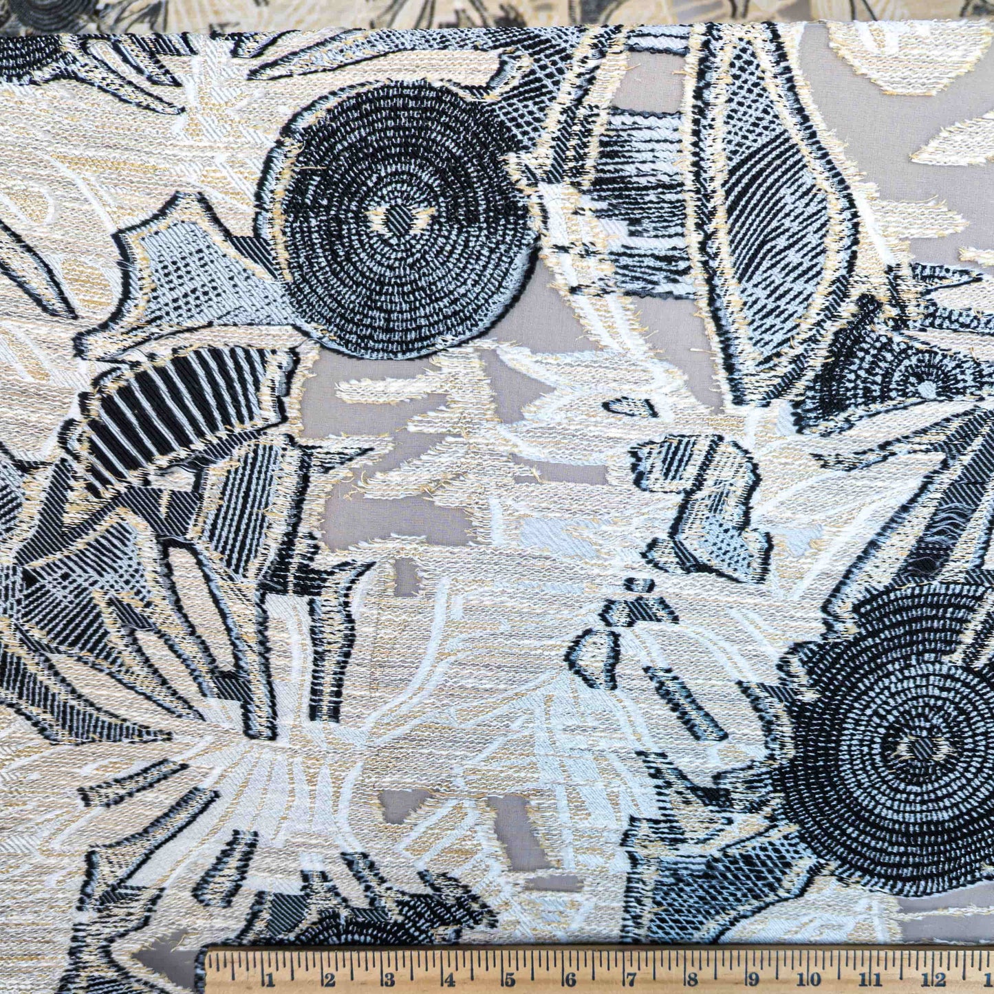 Floral Jacquard Organza