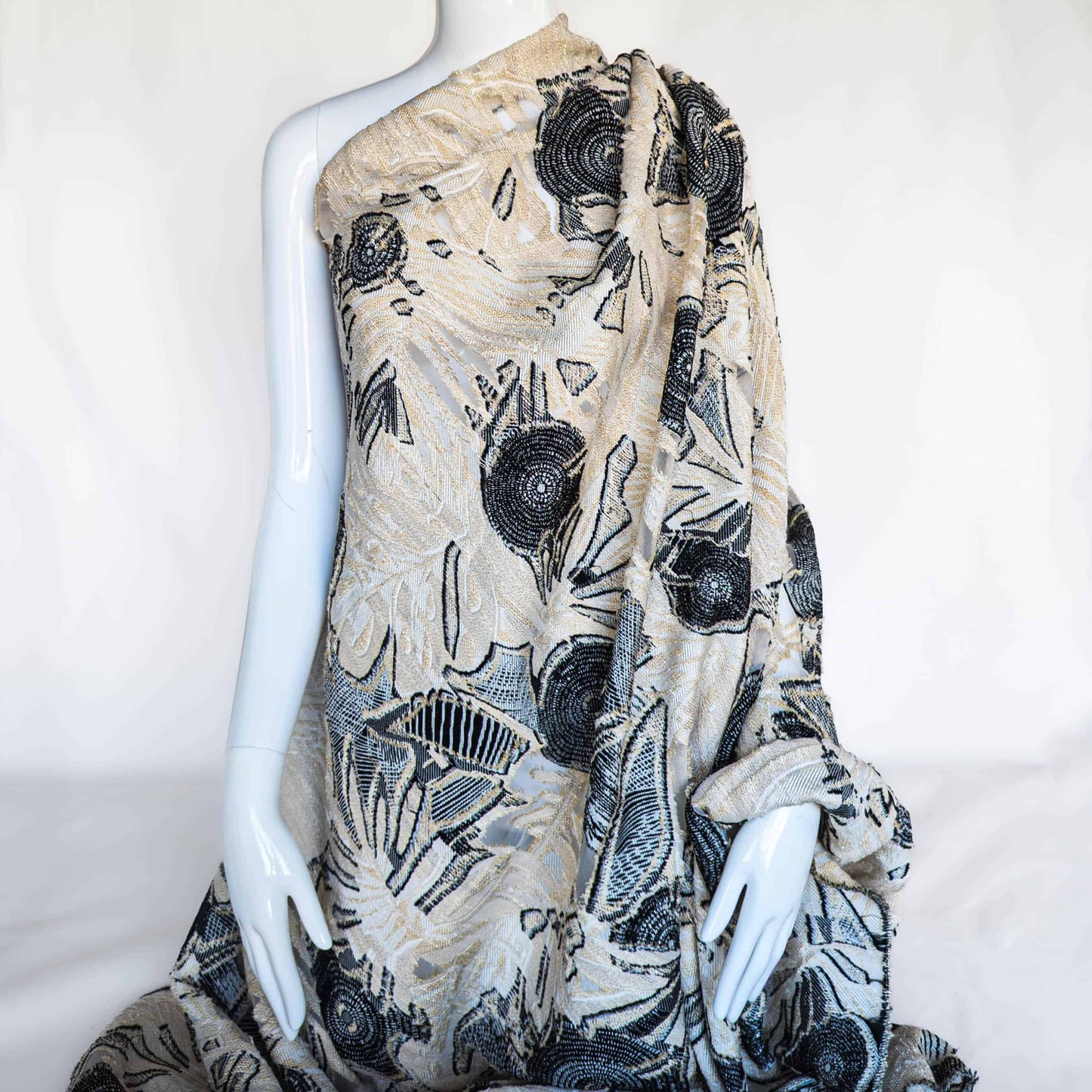 Floral Jacquard Organza