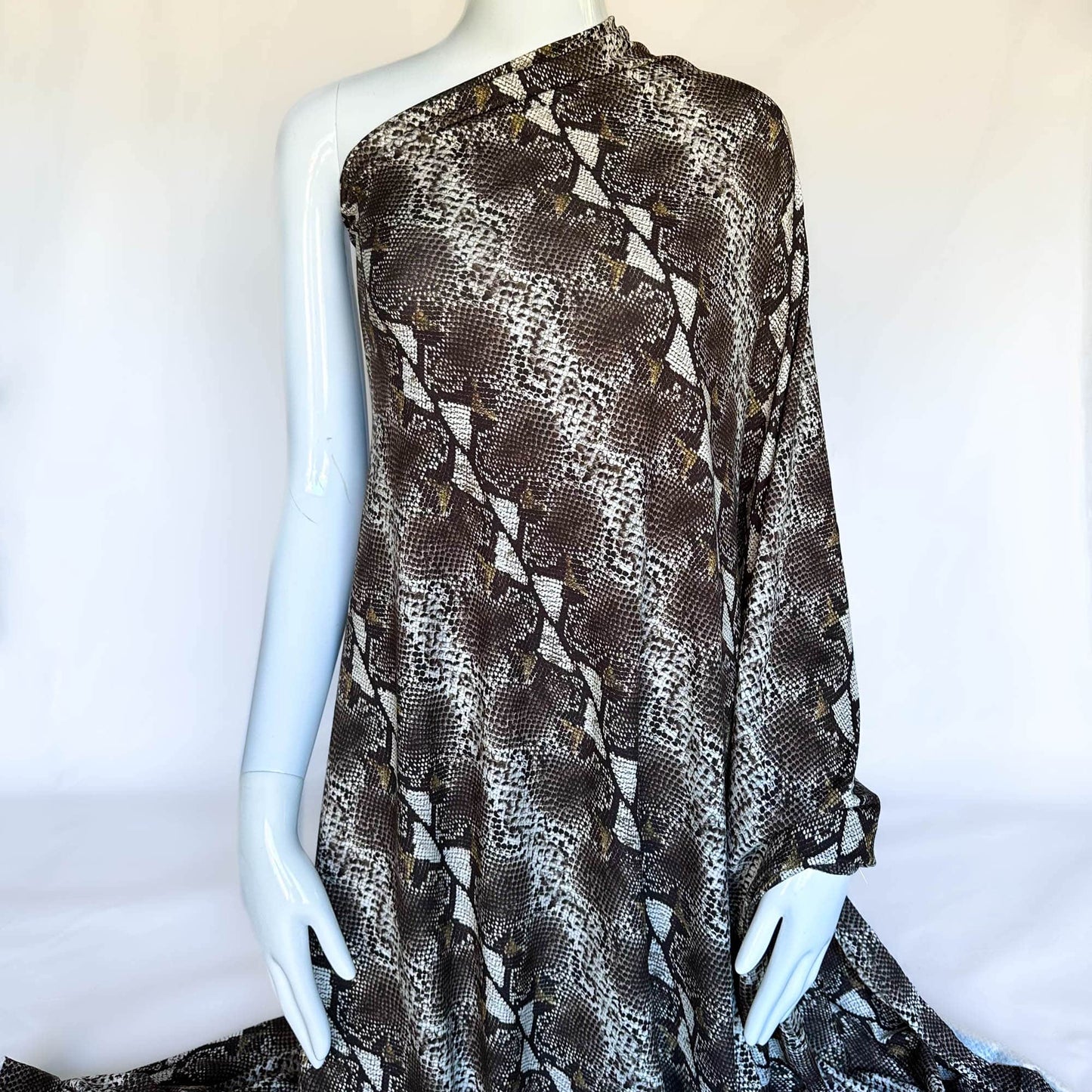 Snake Print Knit in Brown