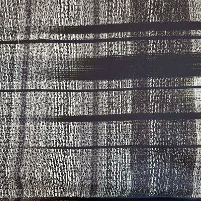 Abstract Printed Brown Satin