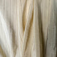 Silk Blend with Gold Pinstripes in Ivory