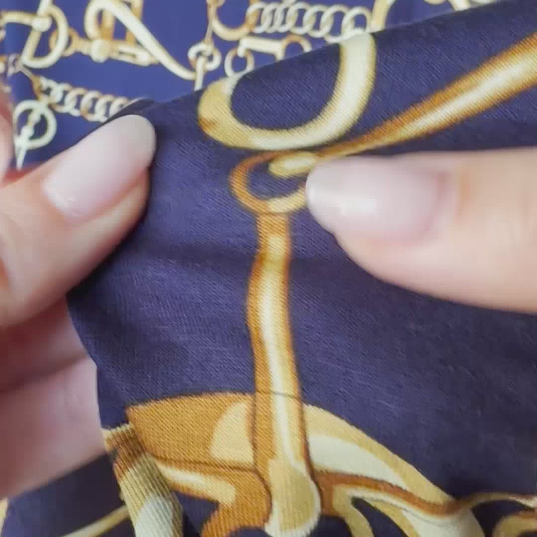 ゴールドゴルフロッカーズ CHAIN SCRIPT SETUP NAVY XL King Chain 3/8