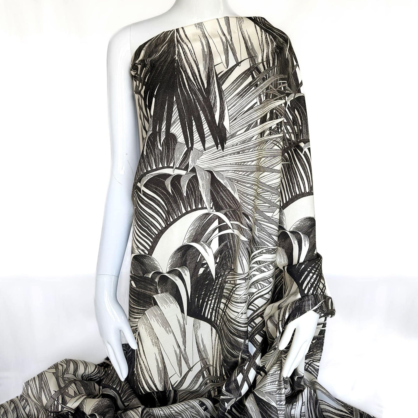 Botanical Cotton Blend Jacquard